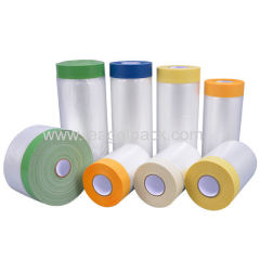 Pre Taped Masking Film (Paper)& Drop Cloth 2700mm 2100mm 1400mm 1100mm 550mm 300mm