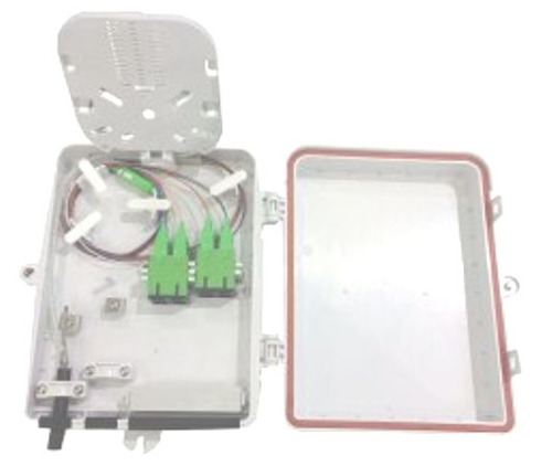 Outdoor MDU Splitter Terminal 8 fibers Optical Network Terminal Box Wall Mount Termination Box