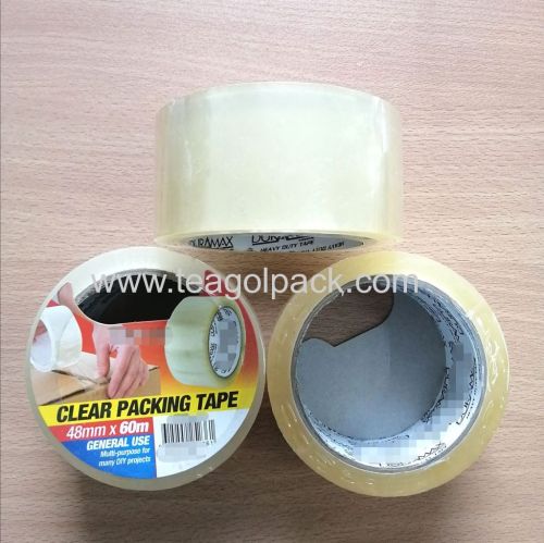 48mmX60M Clear BOPP Packing Tape