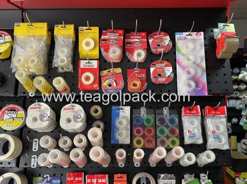 12mmx20M 8PK Clear Stationery Adhesive Tape Set