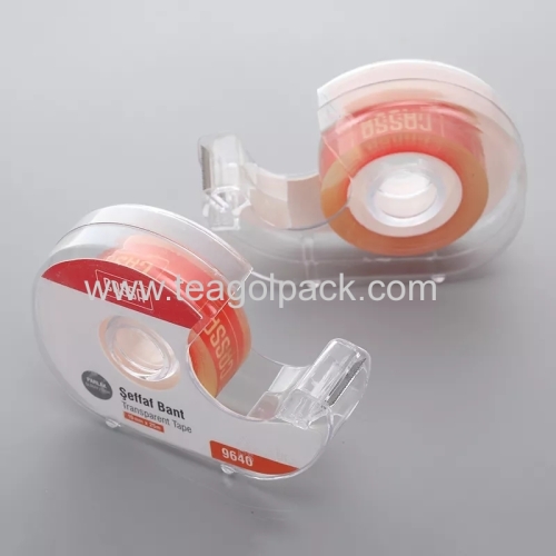 19mmx25M Super Clear Stationery Adhesive Tape With Dispenser