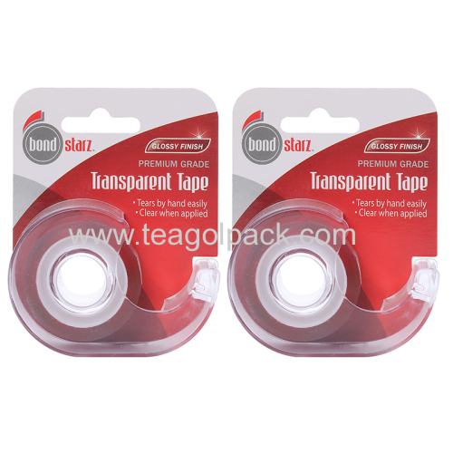 19mmx12.7M Stationery Adhesive Tape Transparent With Dispenser