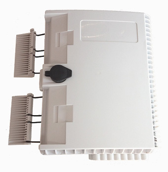 Outdoor Lockable 16 fibers MDU Optical Splitter Terminal Wall Mount Fiber Termination Box Splitter Distribution Box