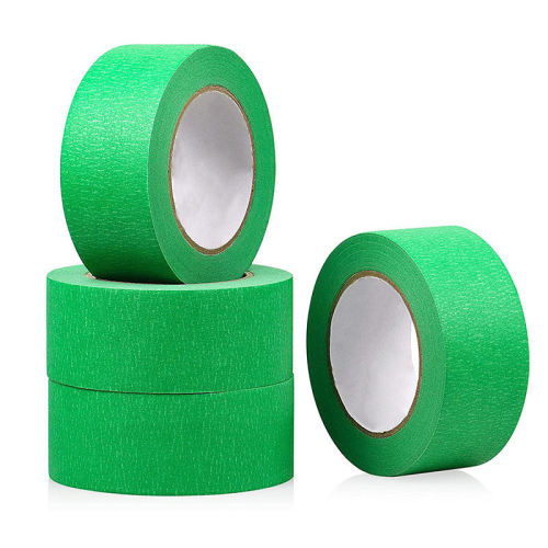 PK8 90micx38mmx50M Washi Masking Tape Paper Core Green; Rice Paper Masking Tape Green