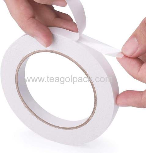 0.08mmx12mmx10M 12PK Double Side Tissue Tape(227267) White Release