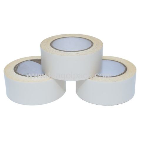 0.09mmx38mmx8M Double Sided OPP Adhesive Tape(600483) White