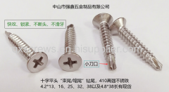 SS410 Self-Drilling Screws With Reduced Drill