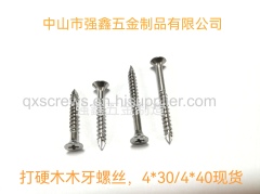 stainless steel self wood screw