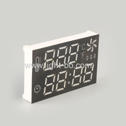 Ultra Blue Custom 7 Segment LED Display common cathode for Air Fryer Temperature/Timer Control