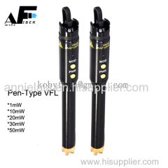 Awire Fiber pen type Visual Fault Locator VFL 1mw 10mw 20mw 30mv 50mv optical fiber OTDR Power meter test for FTTH