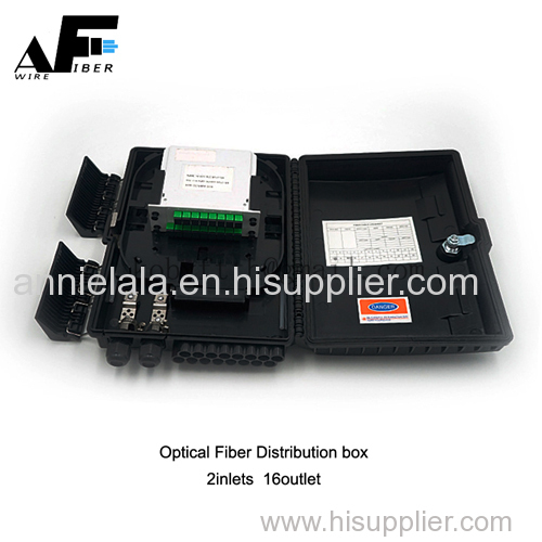 Awire Optical Fiber terminal box distribution box availble plc splitter patch panel fiber closure OPGW joint box FTTH