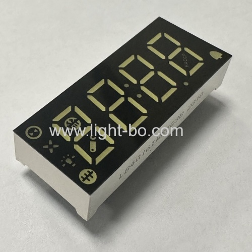 Multicolour 4 Digit 7 Segment LED Display common anode for Refrigerator controller