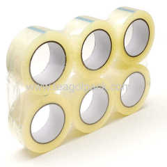 36micx48mmx50M 6PK OPP Packing Tape(LLC PE) Clear Horizontal Shrink wrap/Flat Shrink wrap