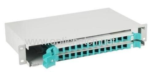 Rack Mounting Enclosure 72 fibers External Distribution Box Fiber Optic Splitter Box Optical Distribution Cabinet