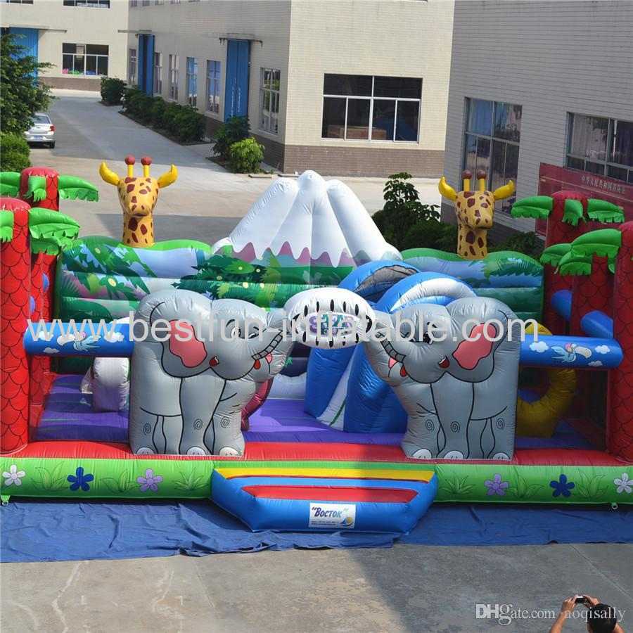 How much does an inflatable castle cost per set and how much does it charge for operation?