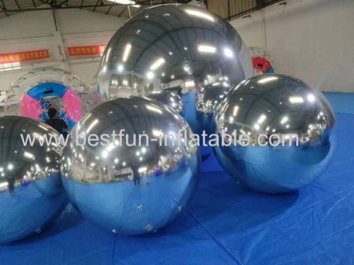 Giant Large Reflective Mirror Sphere Inflatable Disco Shinny Laser Mirror Balloon Mirror Ball For Event Decoration