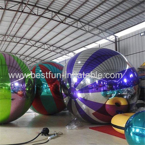 Custom Shiny Decoration Mirror Inflatable Ball Balloon Giant Inflatable Mirror Balloon For Party