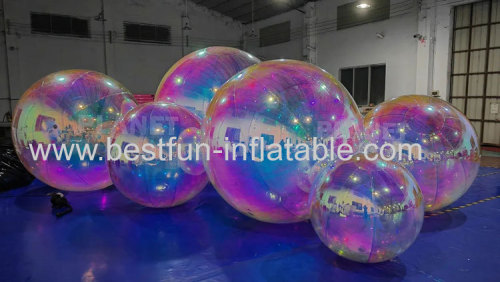 Colorful Inflatable Mirror Ball PVC Large Hanging Mirror Ball inflatable disco ball