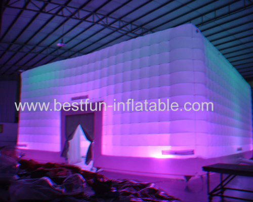 LED light outdoor inflatable light tent light inflatable party tent inflatable lighting cube tent