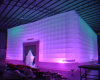 Outdoor Led Light Inflatable Wedding Tent Party Giant Inflatable Disco Cube Tent Inflatable Nightclub