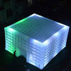 Large Led Inflatable Marquee Inflatable Air Cube Tent House With Blower Inflatable Lighting Tent For Party