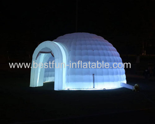 white lights inflatable tent mobile inflatable tent light inflatable club tent