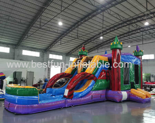 euro marble water slide for sale cheap inflatable bouncy slide inflatable 5 in 1 combo