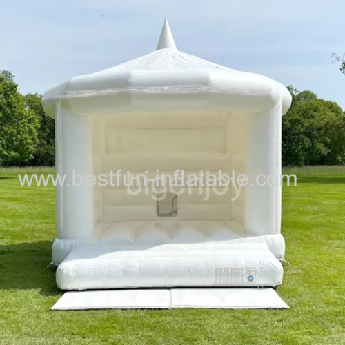 Inflatable White Castle for wedding white bounce house Inflatable wedding Castle