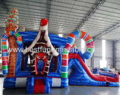 candy 7 in 1 combo Candy Combo Inflatable Candy Castle