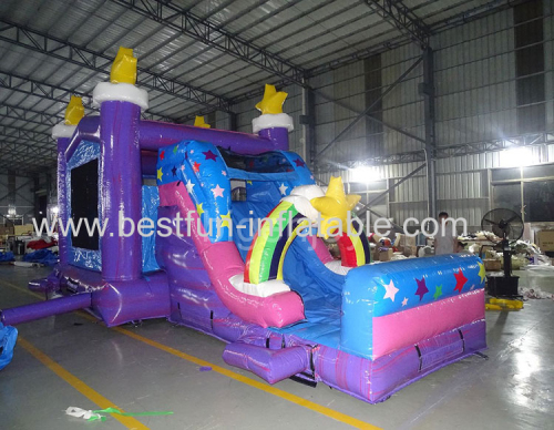 unicorn econo combo unicorn inflatable combo slide bounce house