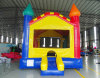 Dark Blue Panel commercial bounce house for sale banner bounce house