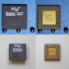 Ceramic CPU Processor Gold Scrap