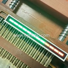 Ultra Red/Pure Green 12 Segment LED Light Bar for Instrument Panel Indicator