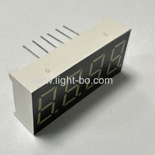 Ultra White common cathode 0.36inch 4 digit 7 segment led display for Instrument Panel