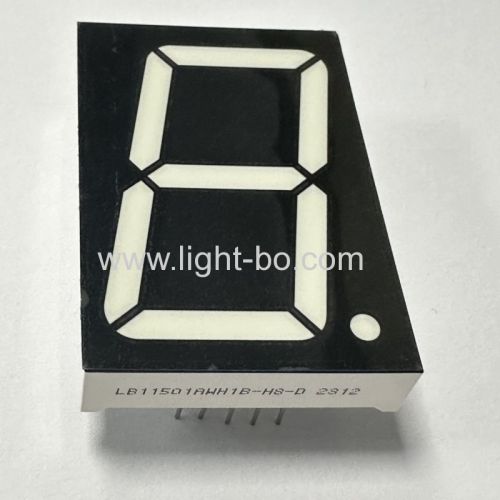 Ultra White Single Digit 38mm 7 Segment LED Display Common Anode for Digital Clock Indicator