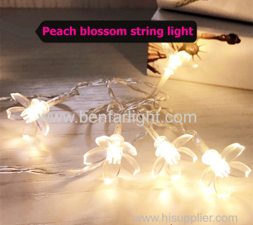 led peach blossom string light wedding decoration