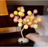 beautiful romantic roses cotton tree light