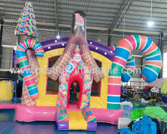 bouncy Castle Inflatable candy Bounce House Combo Jumping Castle