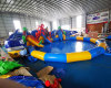 giant inflatable water slide with pools swimming ball toys