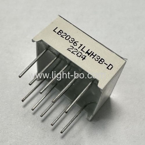 Ultra Bright white 9.2mm (0.36 ) 7 Segment LED Display 2 Digit common cathode for consumer electronics