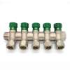 Brass Valve Manifold for Water Supply Underfloor Heating HVAC Thermostat Distributor