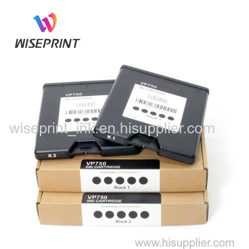 WisePrint Compatible VIP Memjet Ink Refill VP750 VP-750 VP 750 Dye Ink Cartridge For Suitable 250ml Color Label Printer