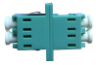 LC Adapter Duplex LC Aqua LC to SC Fiber Adaptor SC Type Without Flange LC Fiber Adaptor with Flange