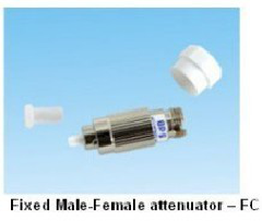 FC PC male-female 6 db Fixed Optical Attenuator Variable Optical Attenuator Fiber Optic Attenuator Single Mode