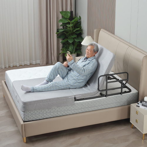 4 German Okin Motors Electric Adjustable Bed With Left and Right Turnover Function