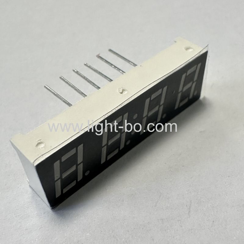 Pure Green 7mm 4 Digit 7 Segment LED Display common anode for humidity indicator
