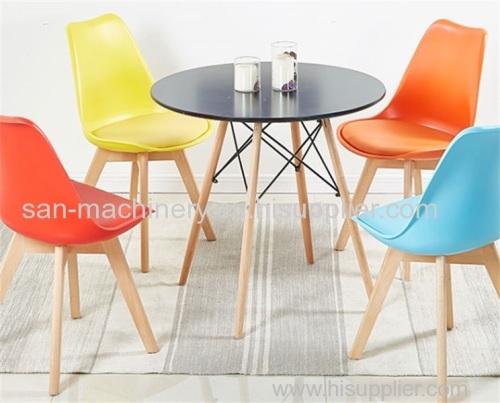 Custom Grey Plastic Dining Chairs Bulk For Sale