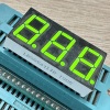Super Bright Green 0.56&quot; 3-digit 7-segment LED Display common anode for instrument panel / digital indicator