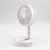 5 Inches Rechargeable Flexible Folding USB White Mini Size Fan