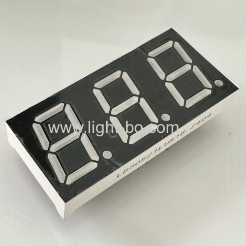 Ultra bright Red Triple Digit 0.52inch 7 Segment LED Display common cathode for temperature indicator